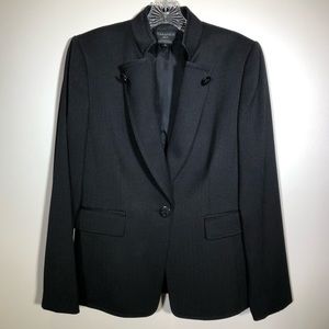 Tahari ASL one button blazer jacket
